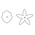 cymbidium orchid set of 2 - 475